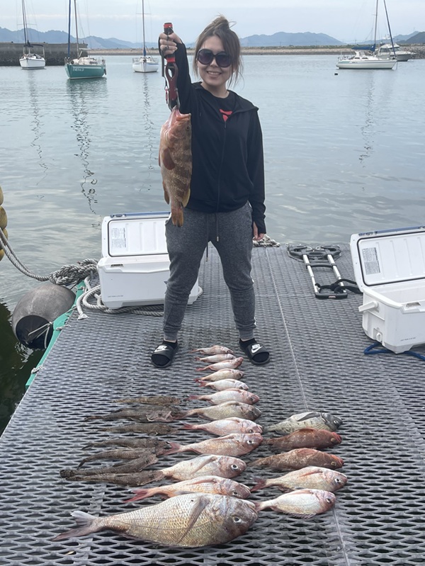 2025年6月7日のひとつテンヤの釣果情報/岡山県遊漁船HORIZON