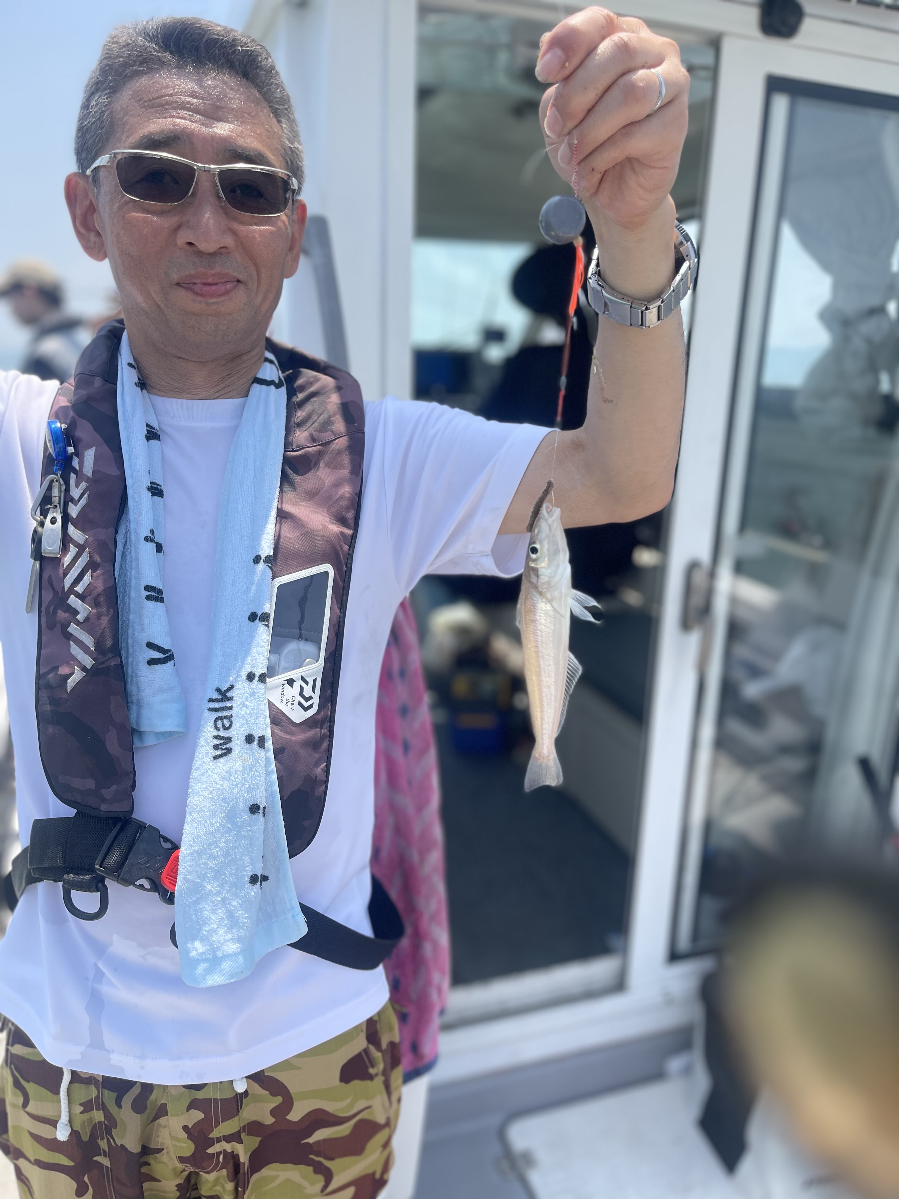 7月18日のキス釣り　岡山県遊漁船Horizon(ホライズン)